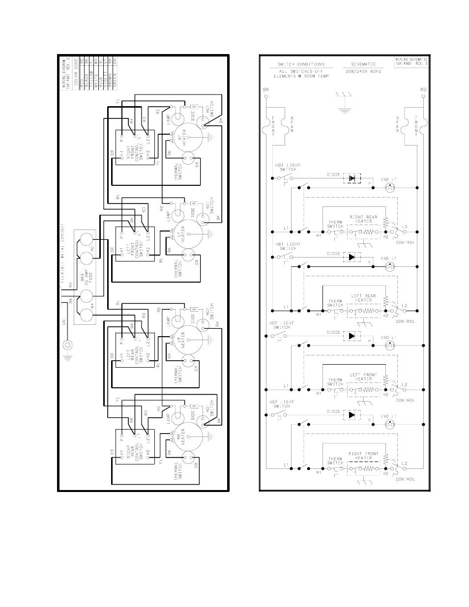 Wiring diagram and schematics | Amana AK2T30/36E1/W1 User Manual | Page 32 / 47