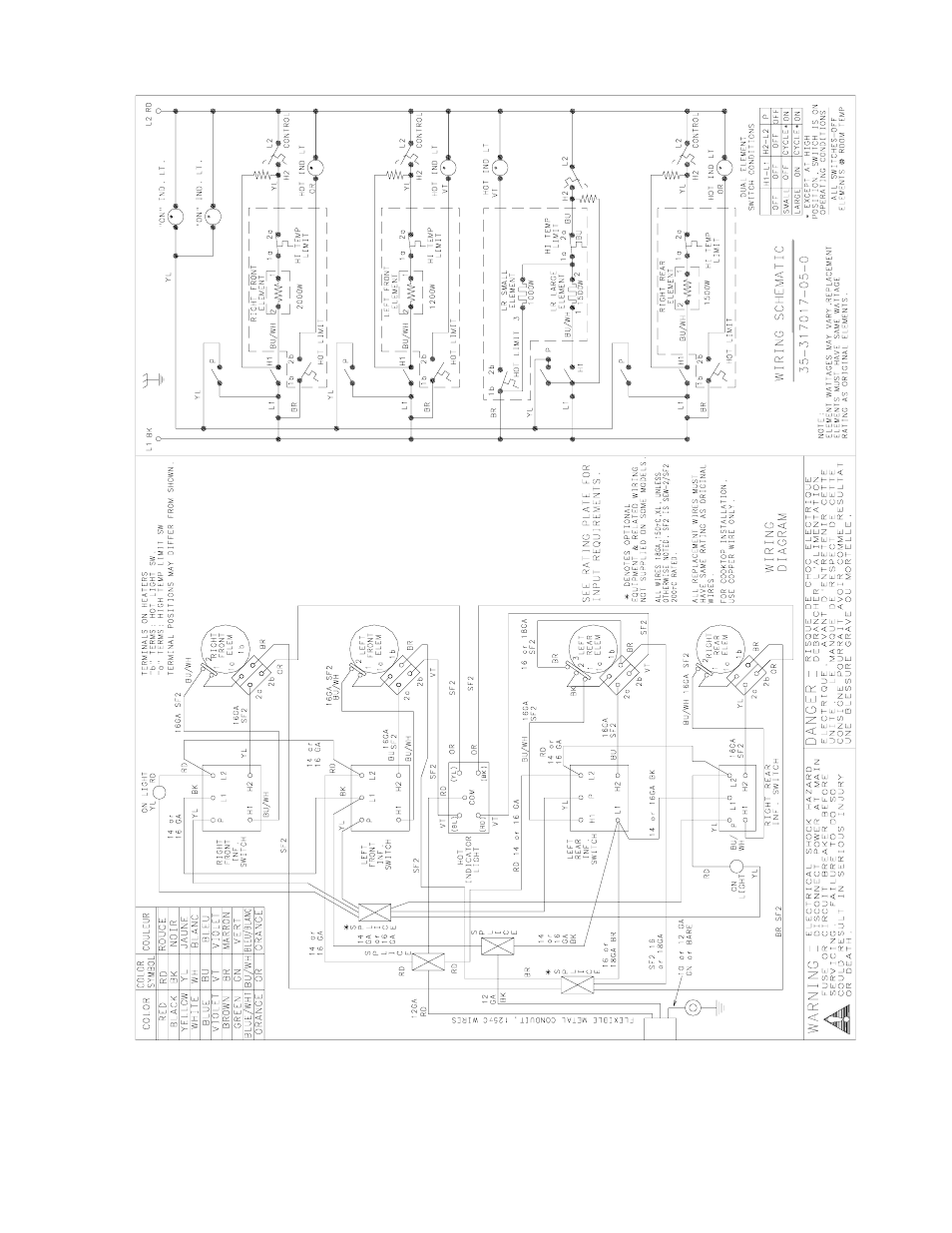 Wiring diagrams and schematics | Amana AK2T30/36E1/W1 User Manual | Page 45 / 47