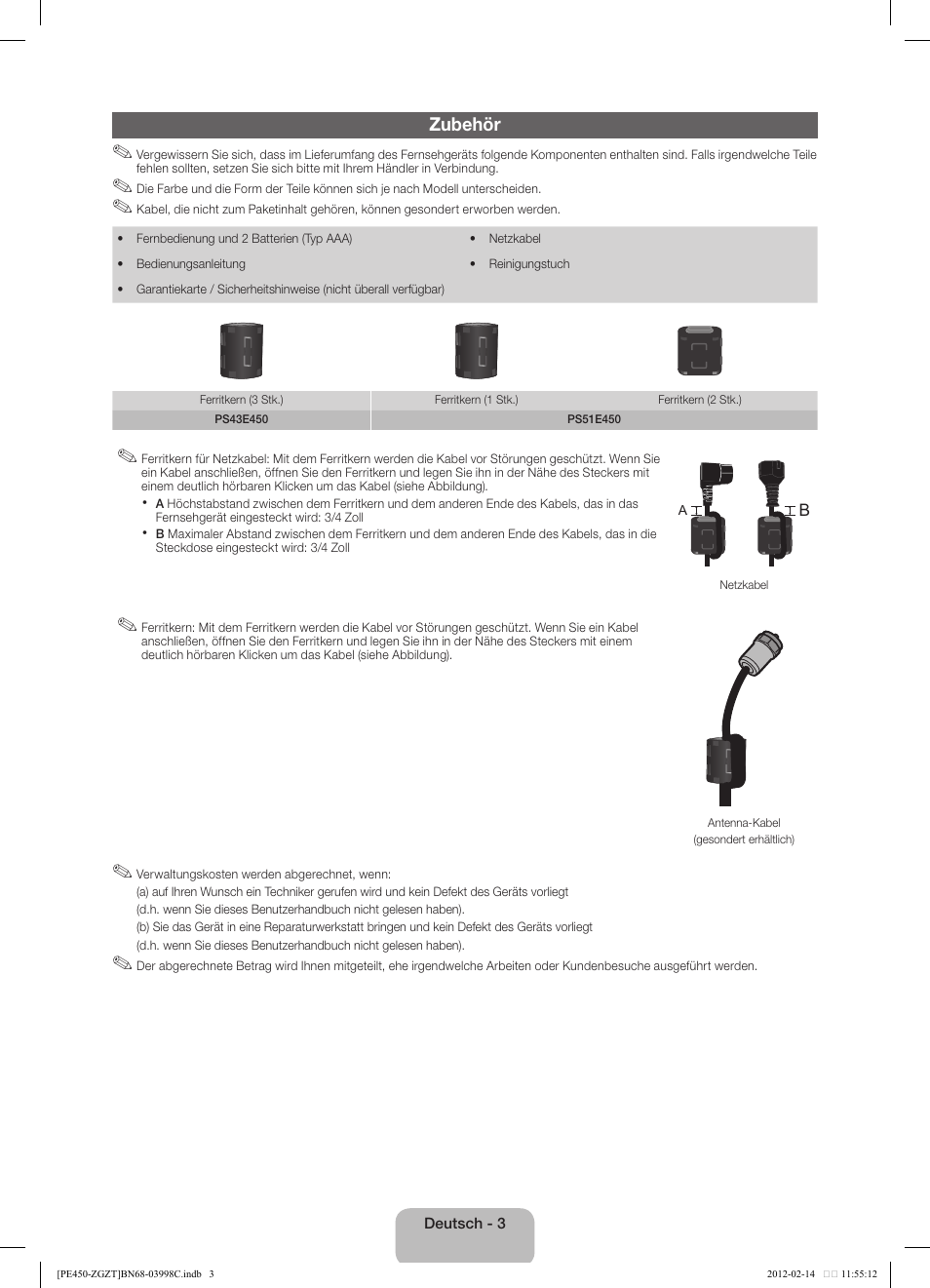 Samsung PS43E450A1W User Manual | Page 15 / 51