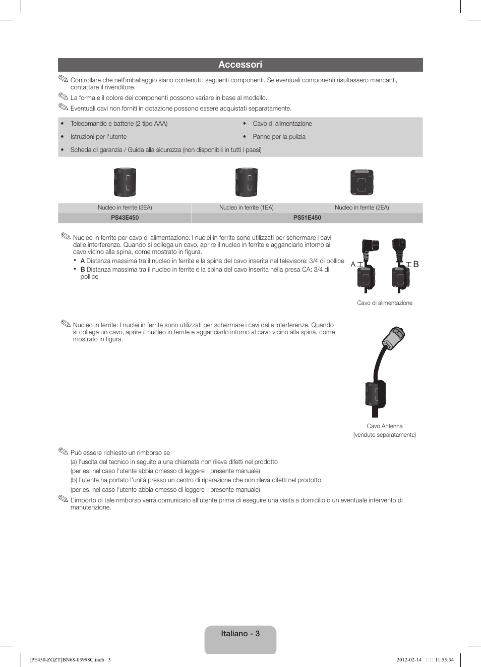 Samsung PS43E450A1W User Manual | Page 39 / 51