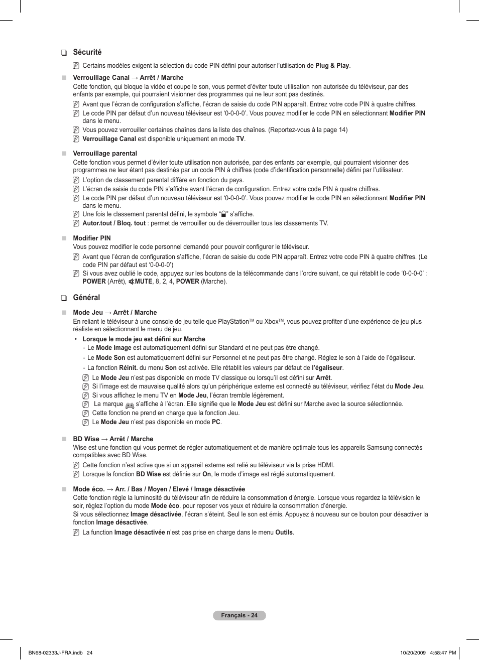 Samsung PS63B680T6W User Manual | Page 105 / 648