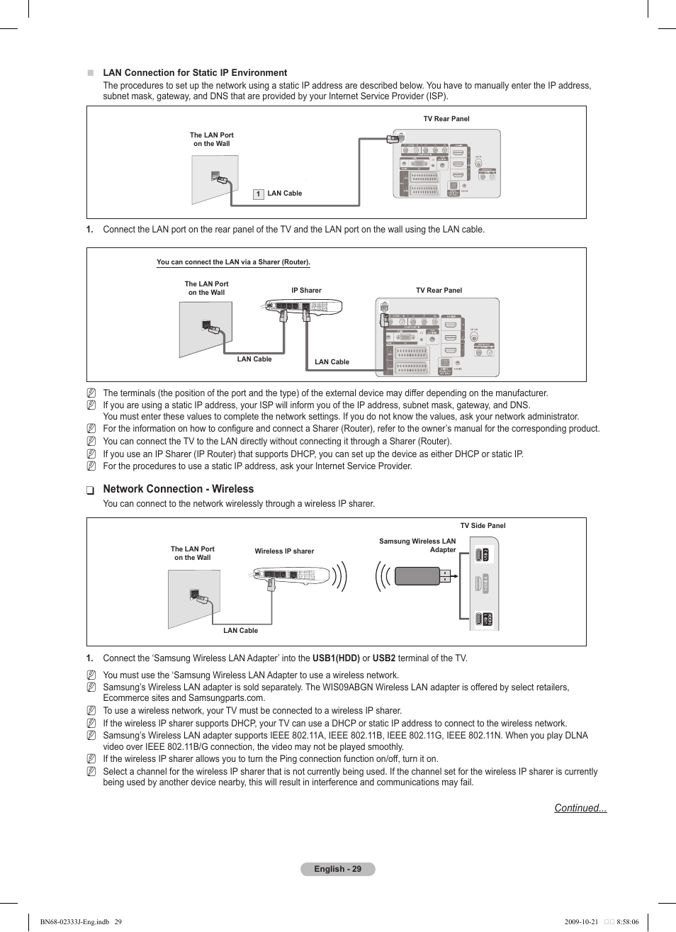 Samsung PS63B680T6W User Manual | Page 29 / 648