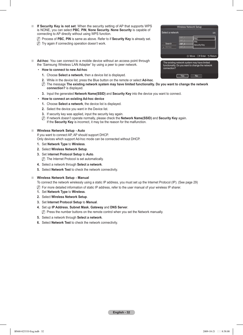 Samsung PS63B680T6W User Manual | Page 32 / 648