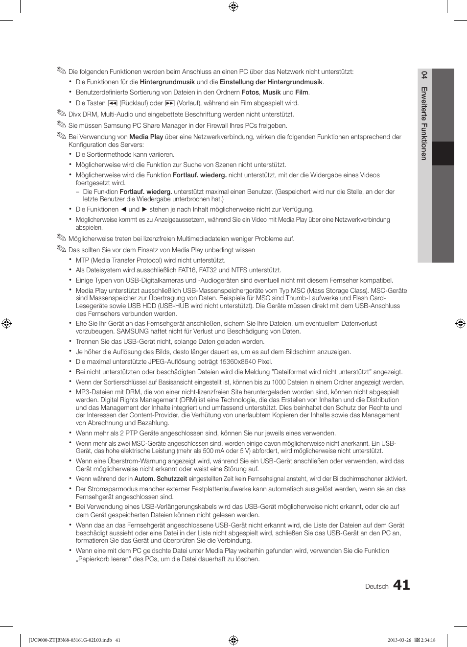 Samsung UE40C9000SP User Manual | Page 171 / 195