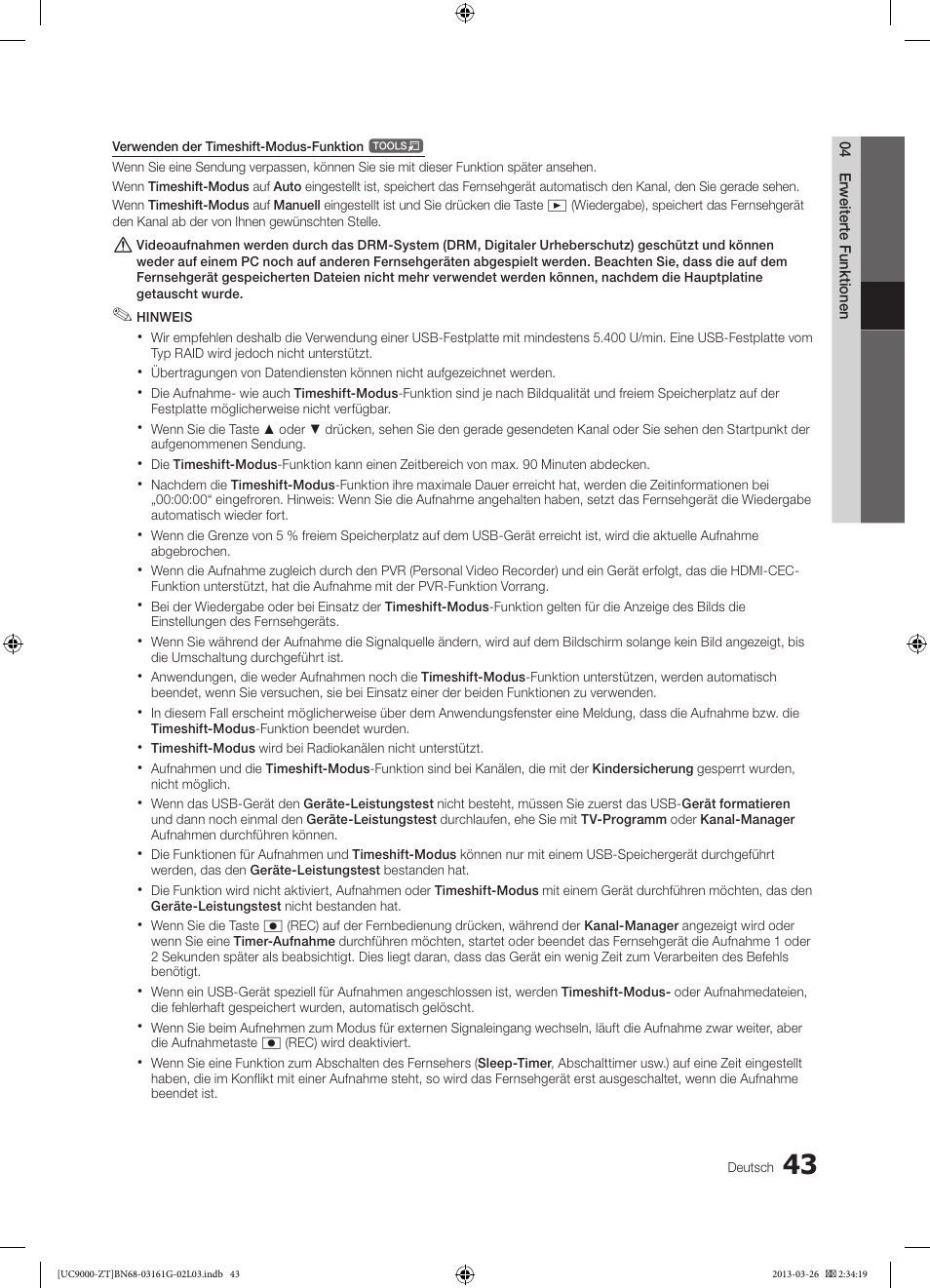 Samsung UE40C9000SP User Manual | Page 173 / 195