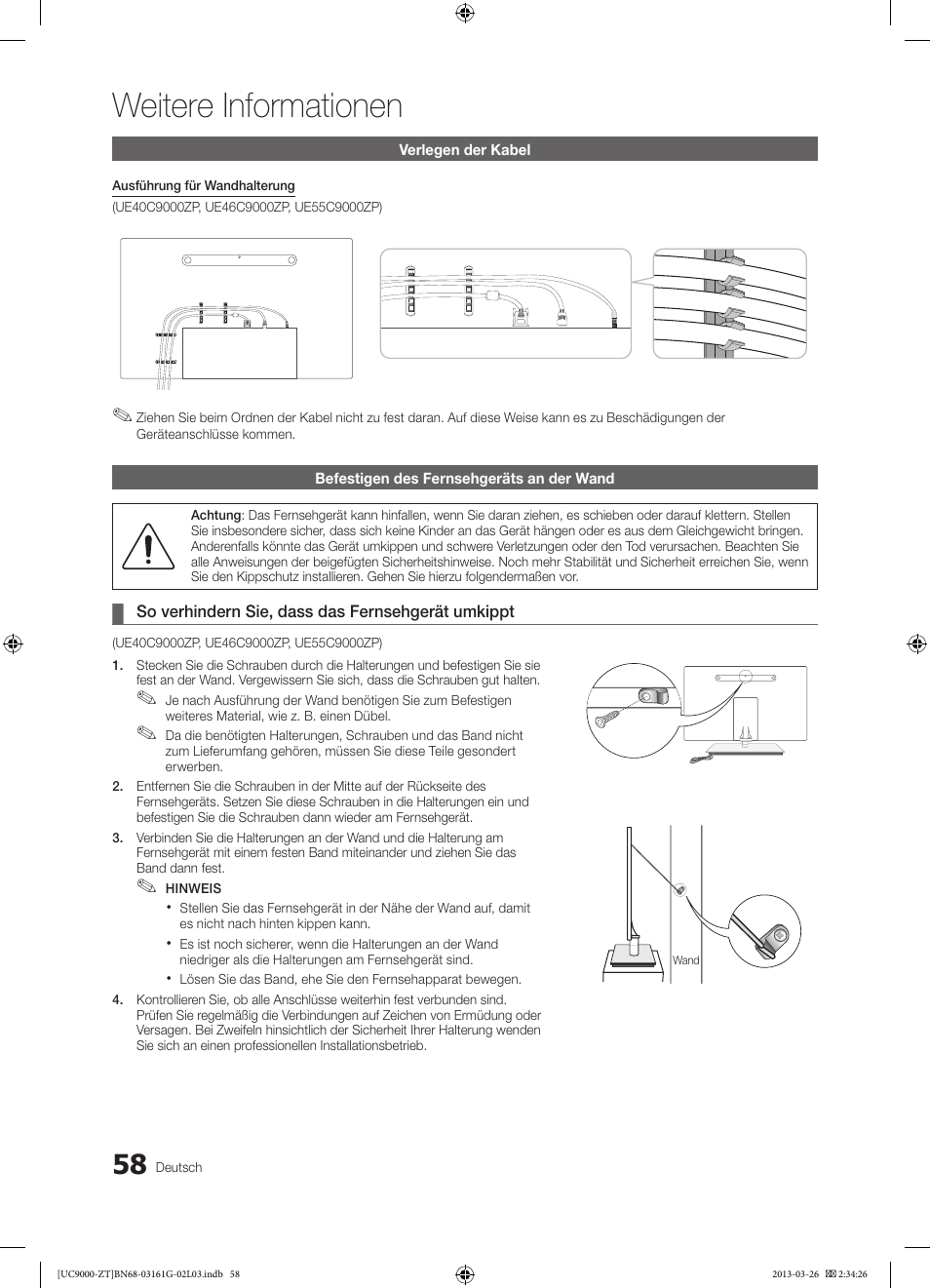 Weitere informationen | Samsung UE40C9000SP User Manual | Page 188 / 195