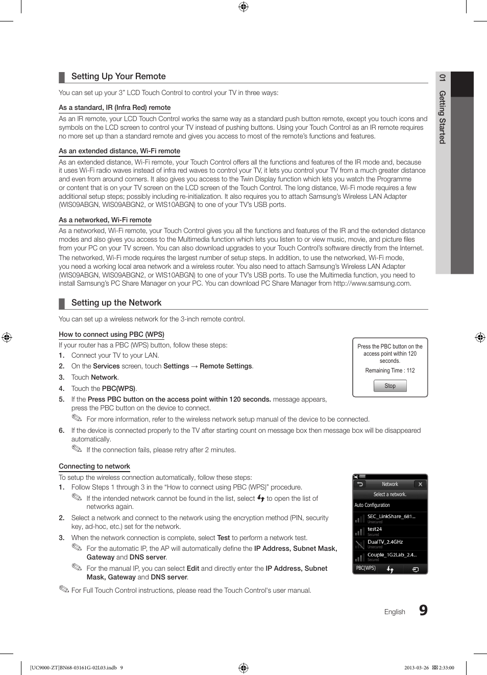 Samsung UE40C9000SP User Manual | Page 9 / 195