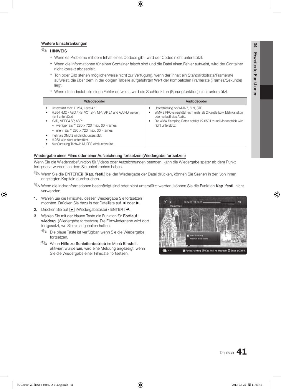 Samsung UE55C8000XP User Manual | Page 169 / 193