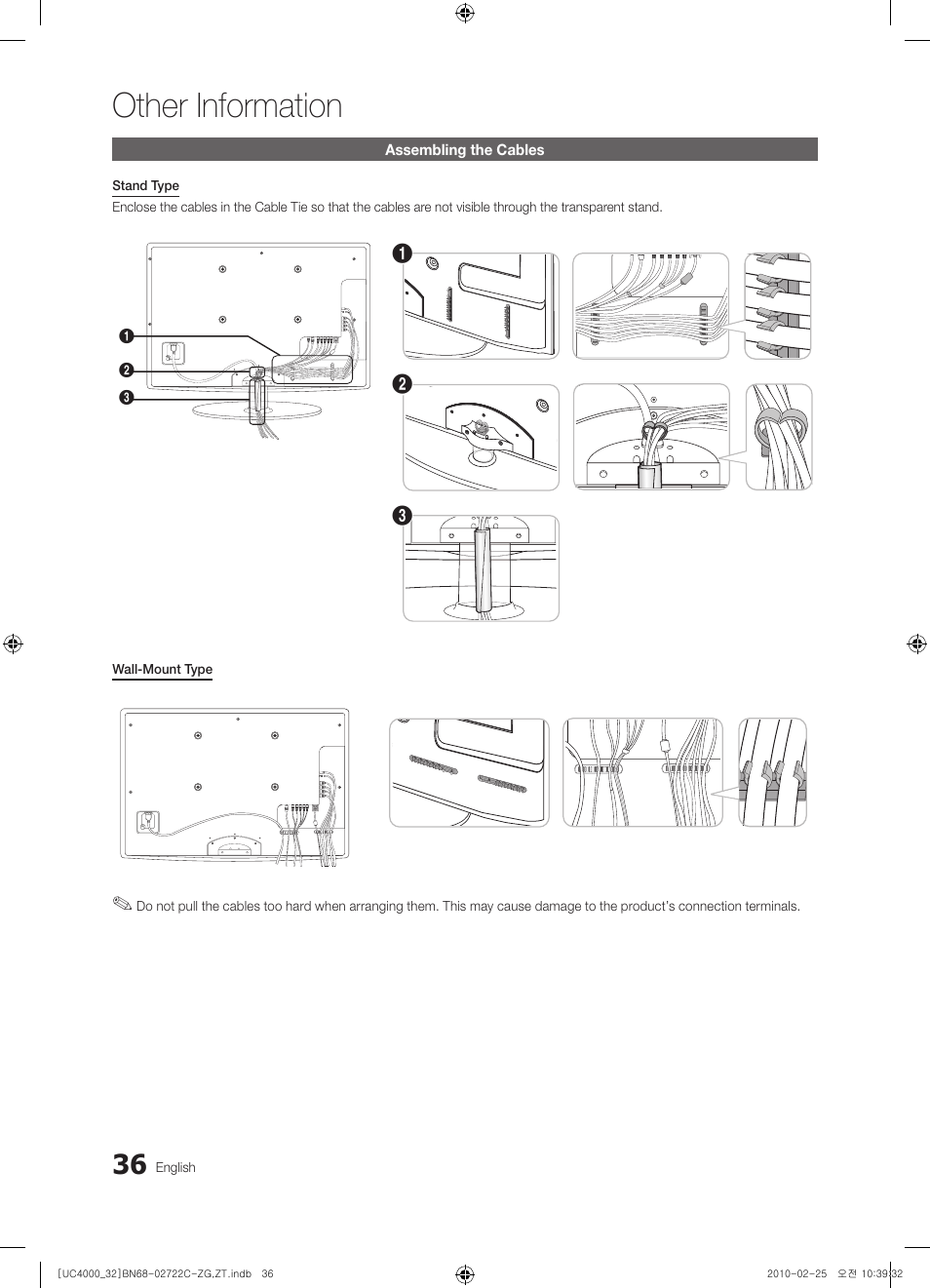 Other information | Samsung UE32C4000PW User Manual | Page 36 / 178