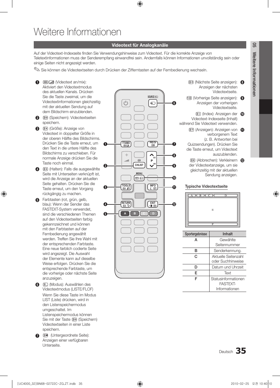 Weitere informationen | Samsung UE32C4000PW User Manual | Page 79 / 178