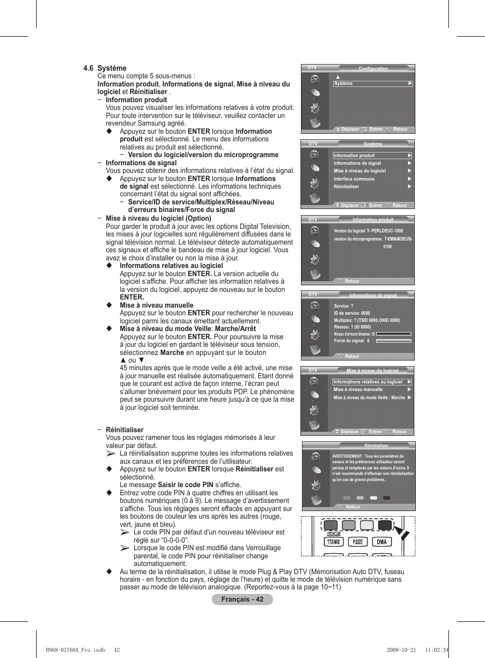 Samsung PS58A656T1F User Manual | Page 106 / 567