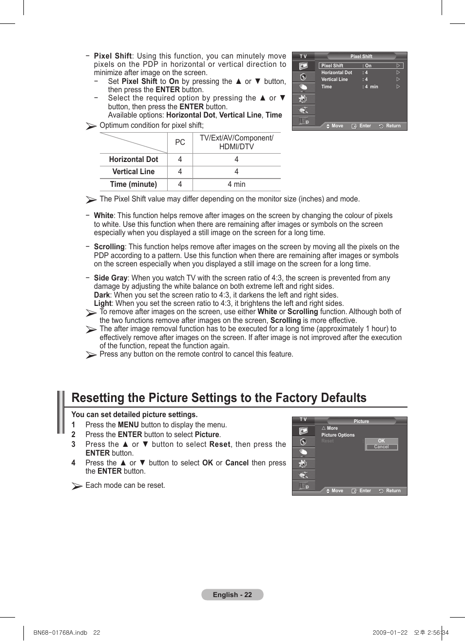 Samsung PS58A656T1F User Manual | Page 22 / 567