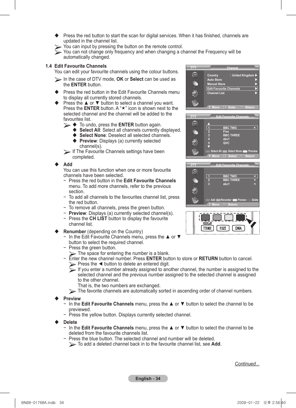 Samsung PS58A656T1F User Manual | Page 34 / 567