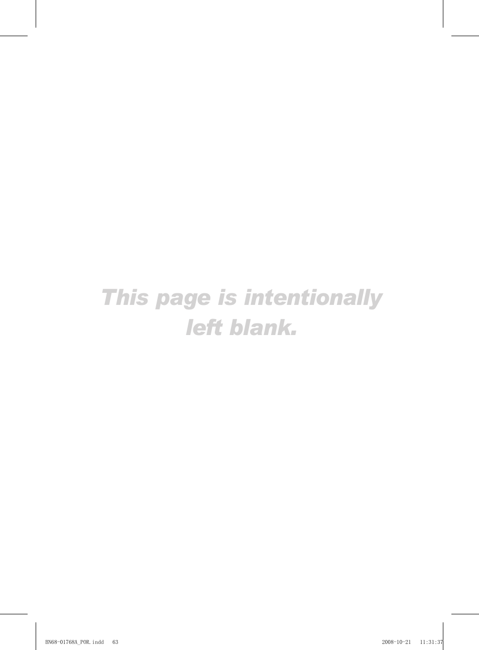 This page is intentionally left blank | Samsung PS58A656T1F User Manual | Page 440 / 567