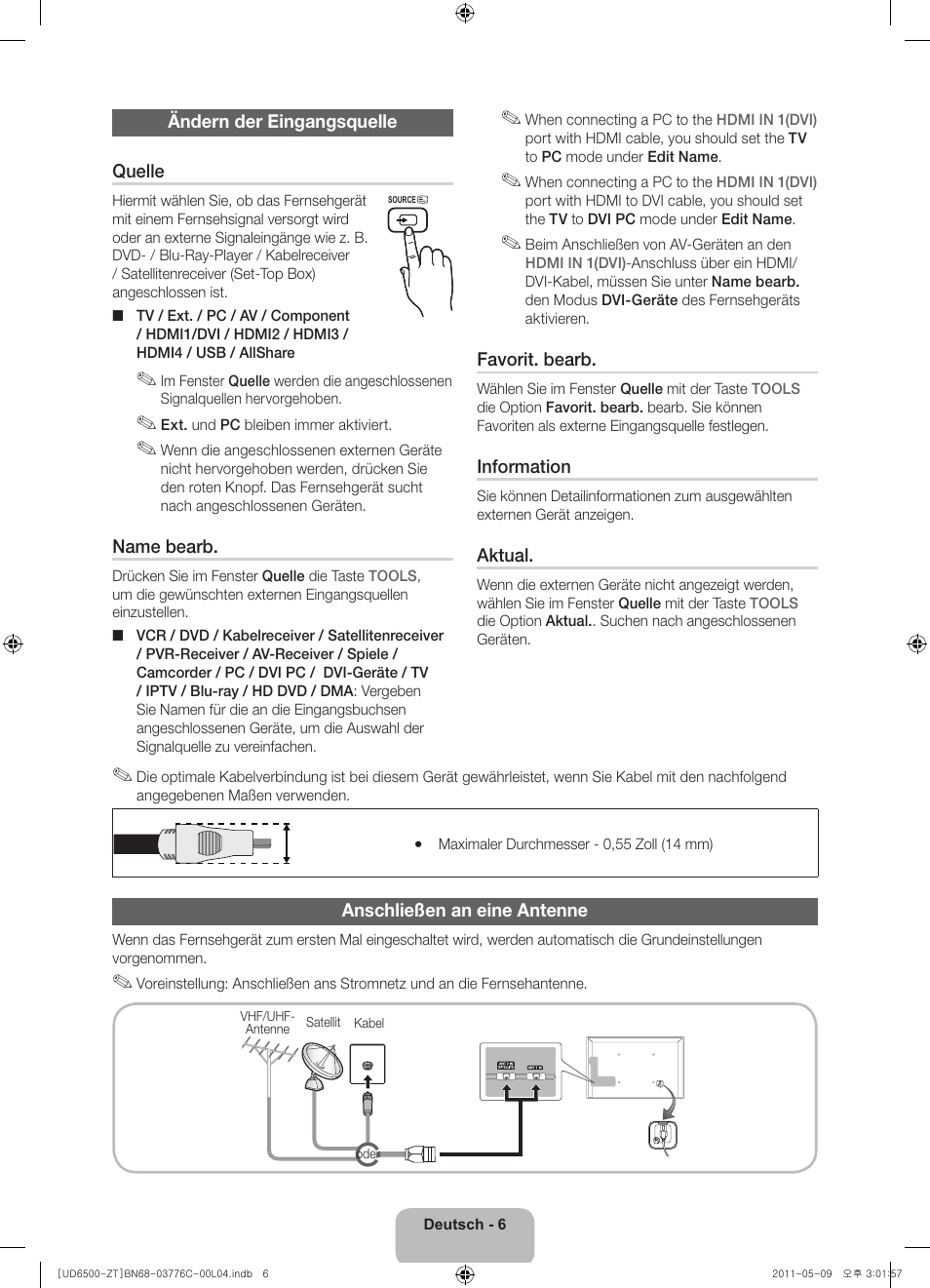 Samsung UE40D6510WQ User Manual | Page 48 / 84