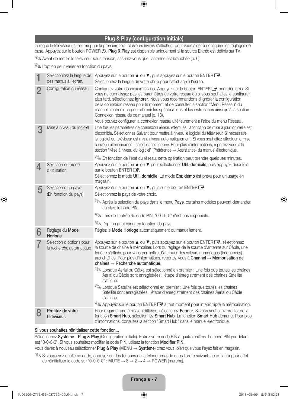 Samsung UE40D6510WQ User Manual | Page 69 / 84