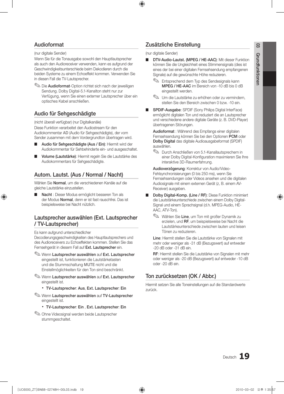 Samsung UE32C6000RP User Manual | Page 129 / 165