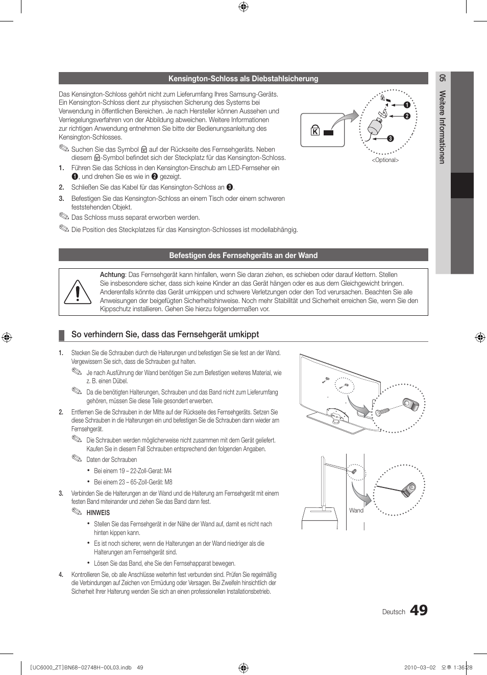 Samsung UE32C6000RP User Manual | Page 159 / 165