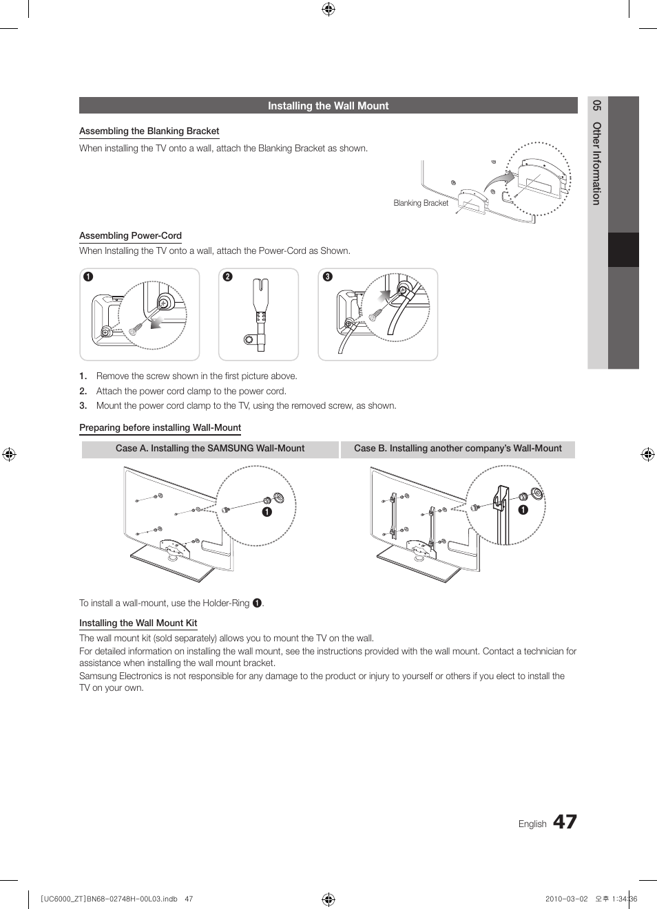 Samsung UE32C6000RP User Manual | Page 47 / 165