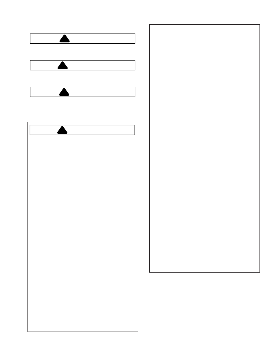 Warning, Danger, Caution | Important safety information | Amana RS3100007 User Manual | Page 52 / 66