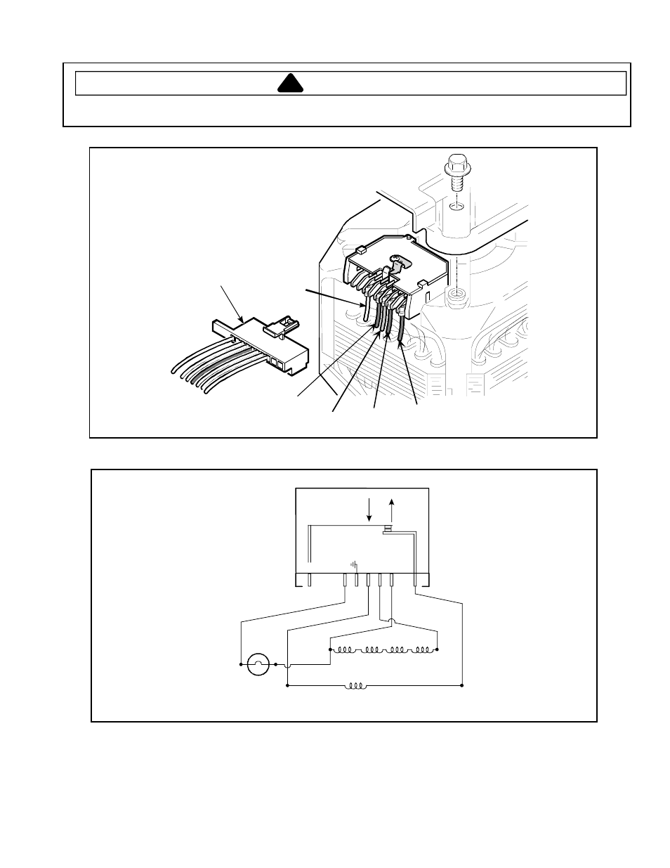 Internal motor diagram and schematic, Warning | Amana RS3100007 User Manual | Page 9 / 66