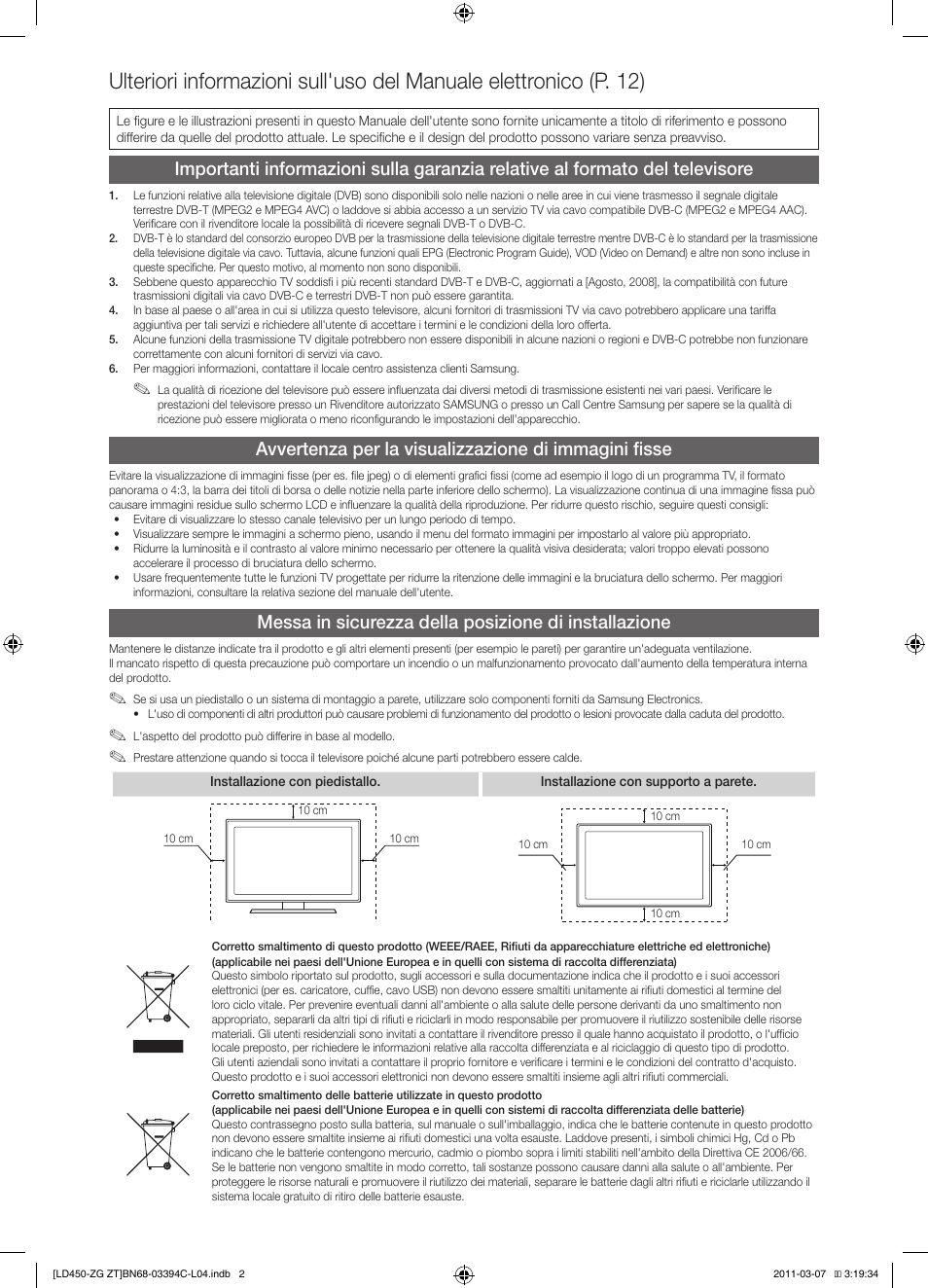 Samsung LE22D450G1W User Manual | Page 50 / 67