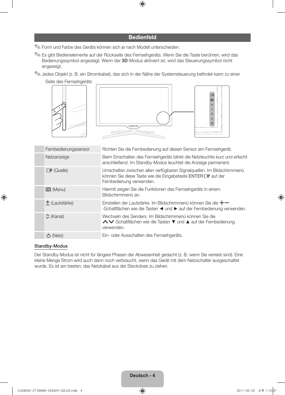 Samsung UE46D8000YQ User Manual | Page 46 / 64