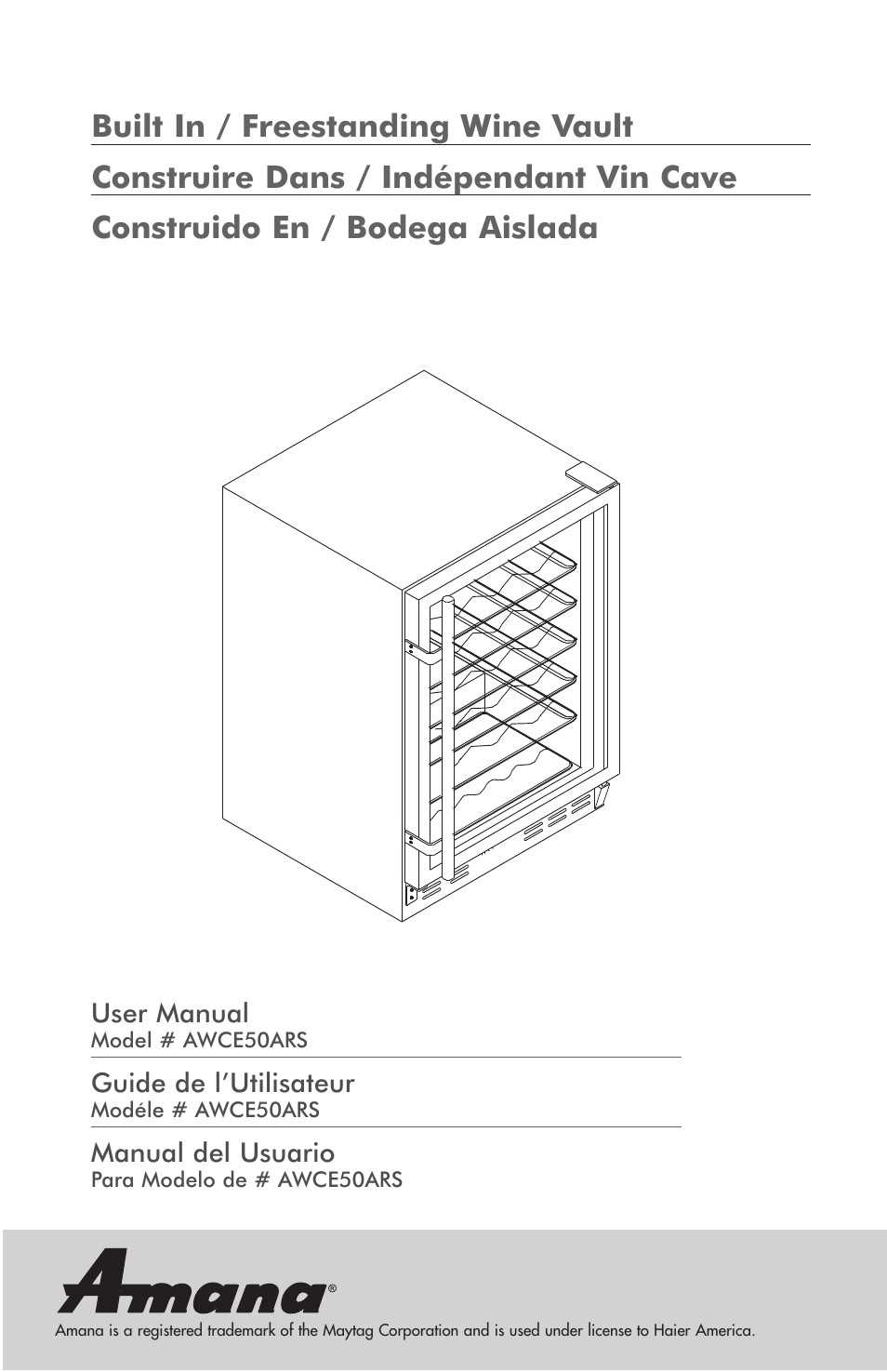Amana AWCE50ARS User Manual | Page 2 / 44