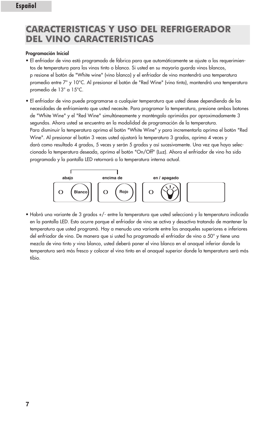 Español | Amana AWCE50ARS User Manual | Page 35 / 44