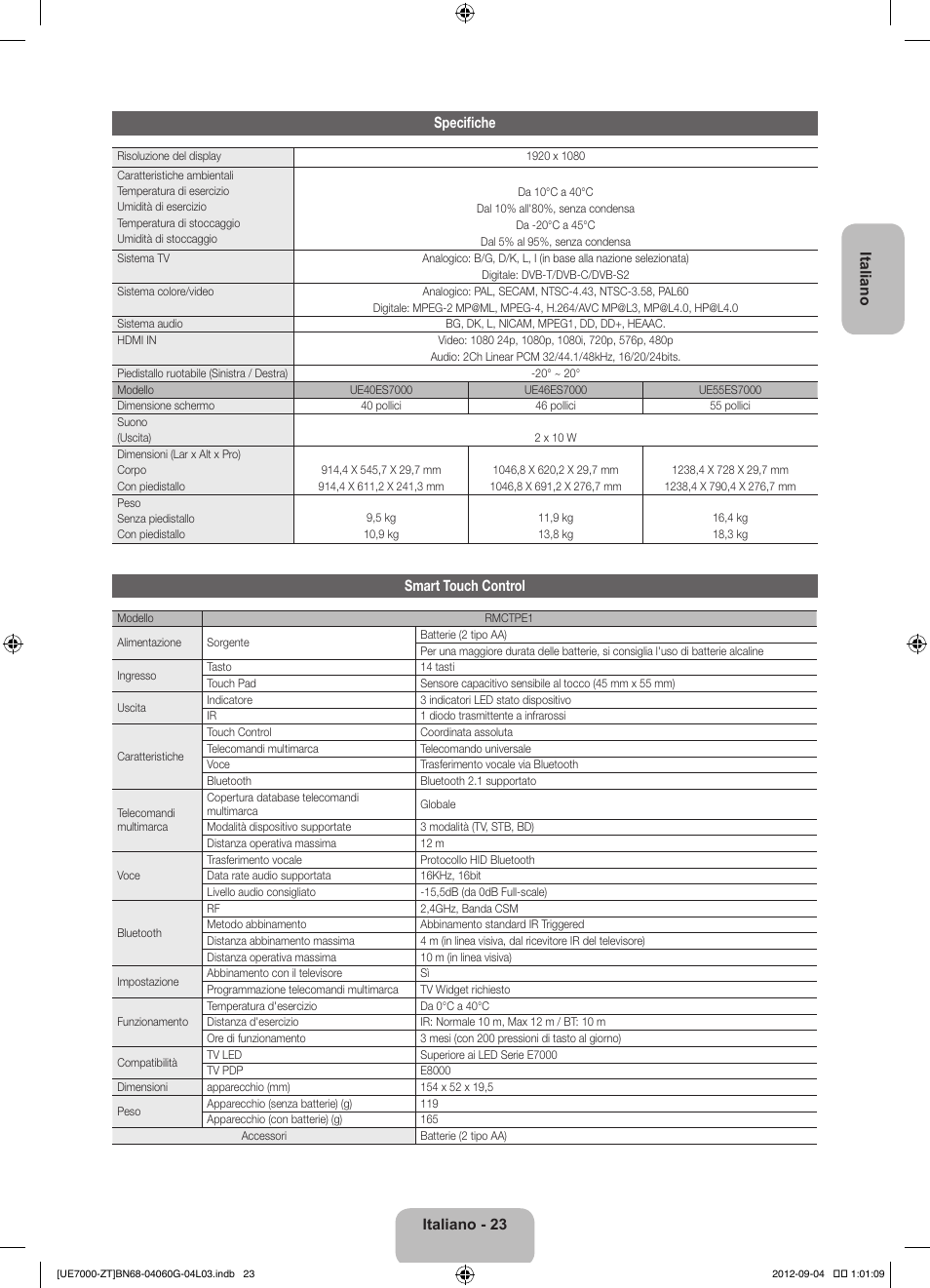 Samsung UE46ES7000Q User Manual | Page 46 / 71