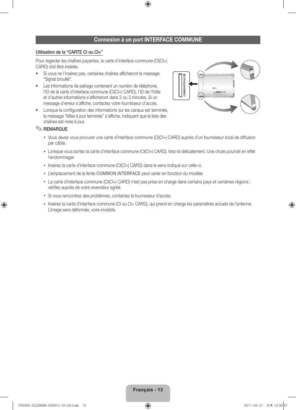 Samsung PS51D450A2W User Manual | Page 49 / 74