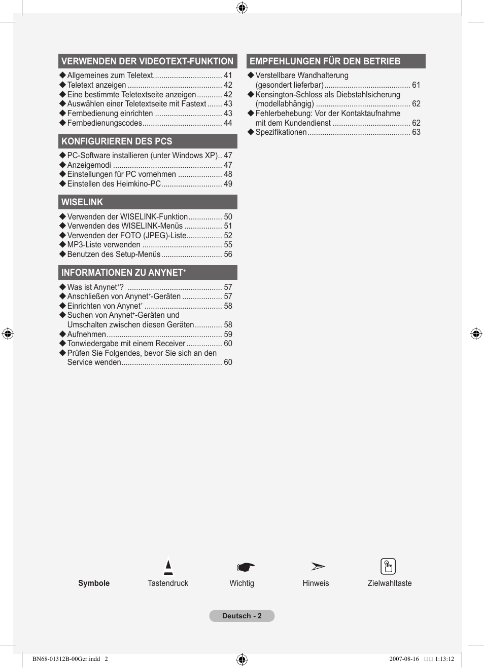 Samsung LE40F86BD User Manual | Page 132 / 516