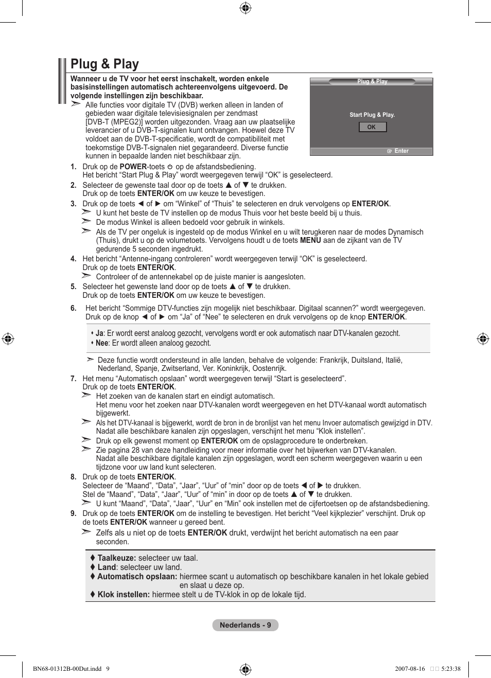 Plug & play | Samsung LE40F86BD User Manual | Page 203 / 516