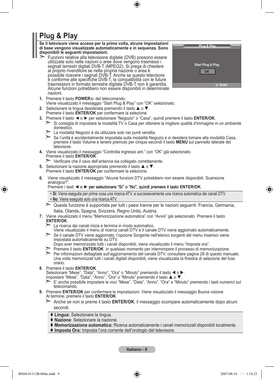 Plug & play | Samsung LE40F86BD User Manual | Page 267 / 516