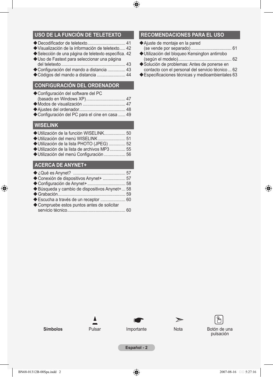 Samsung LE40F86BD User Manual | Page 326 / 516
