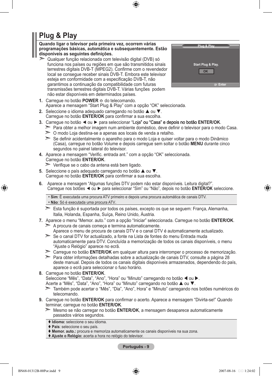 Plug & play | Samsung LE40F86BD User Manual | Page 397 / 516