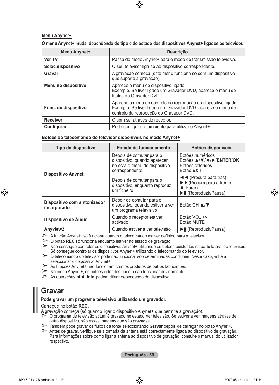 Gravar | Samsung LE40F86BD User Manual | Page 447 / 516