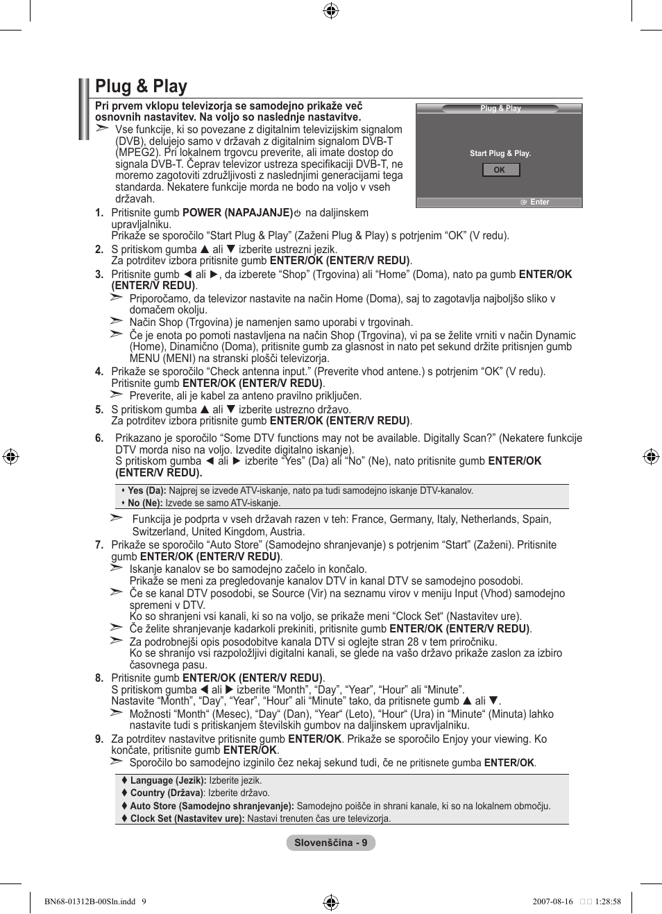 Plug & play | Samsung LE40F86BD User Manual | Page 461 / 516
