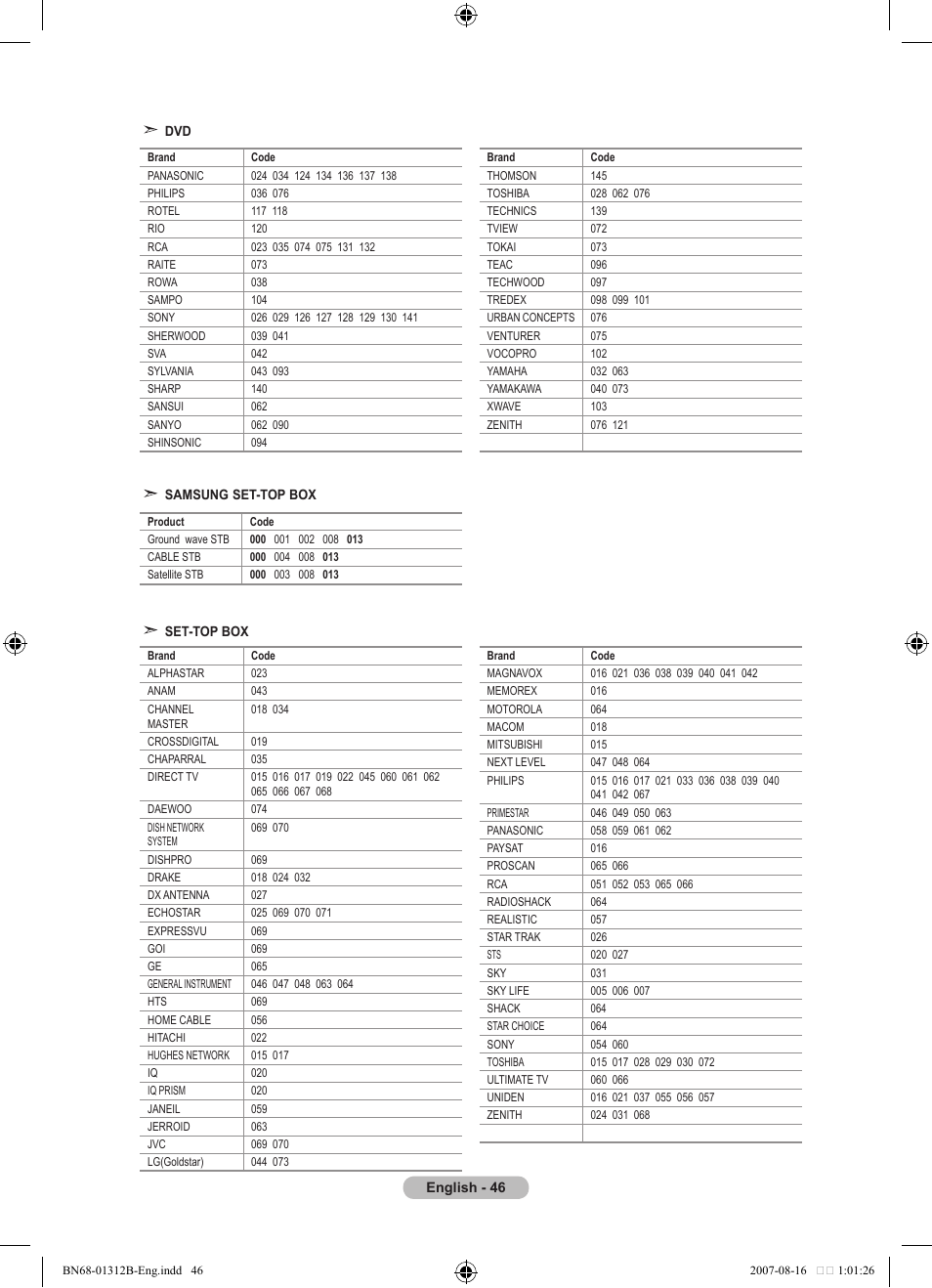 Samsung LE40F86BD User Manual | Page 48 / 516