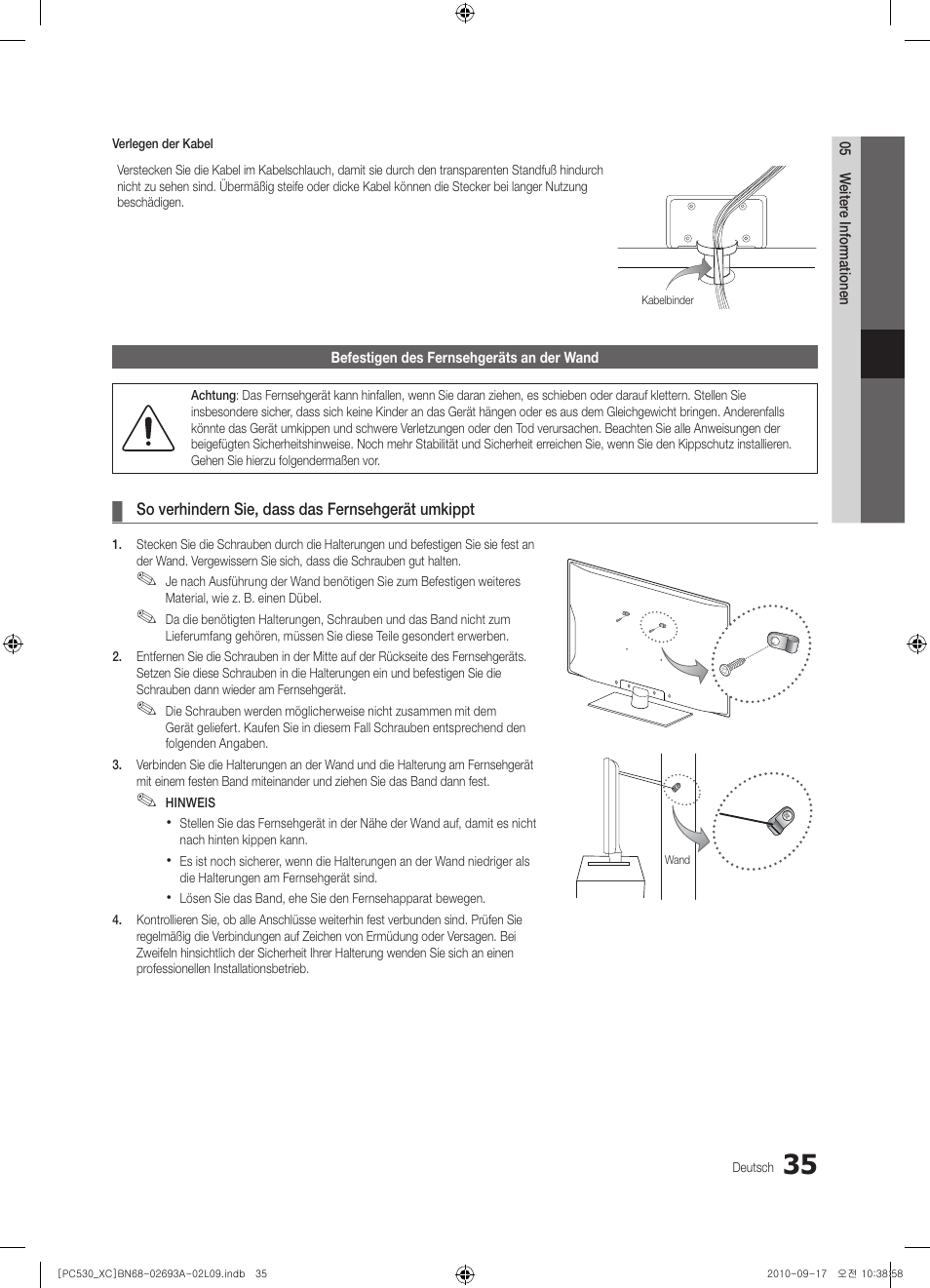 Samsung PS50C530C1W User Manual | Page 115 / 365
