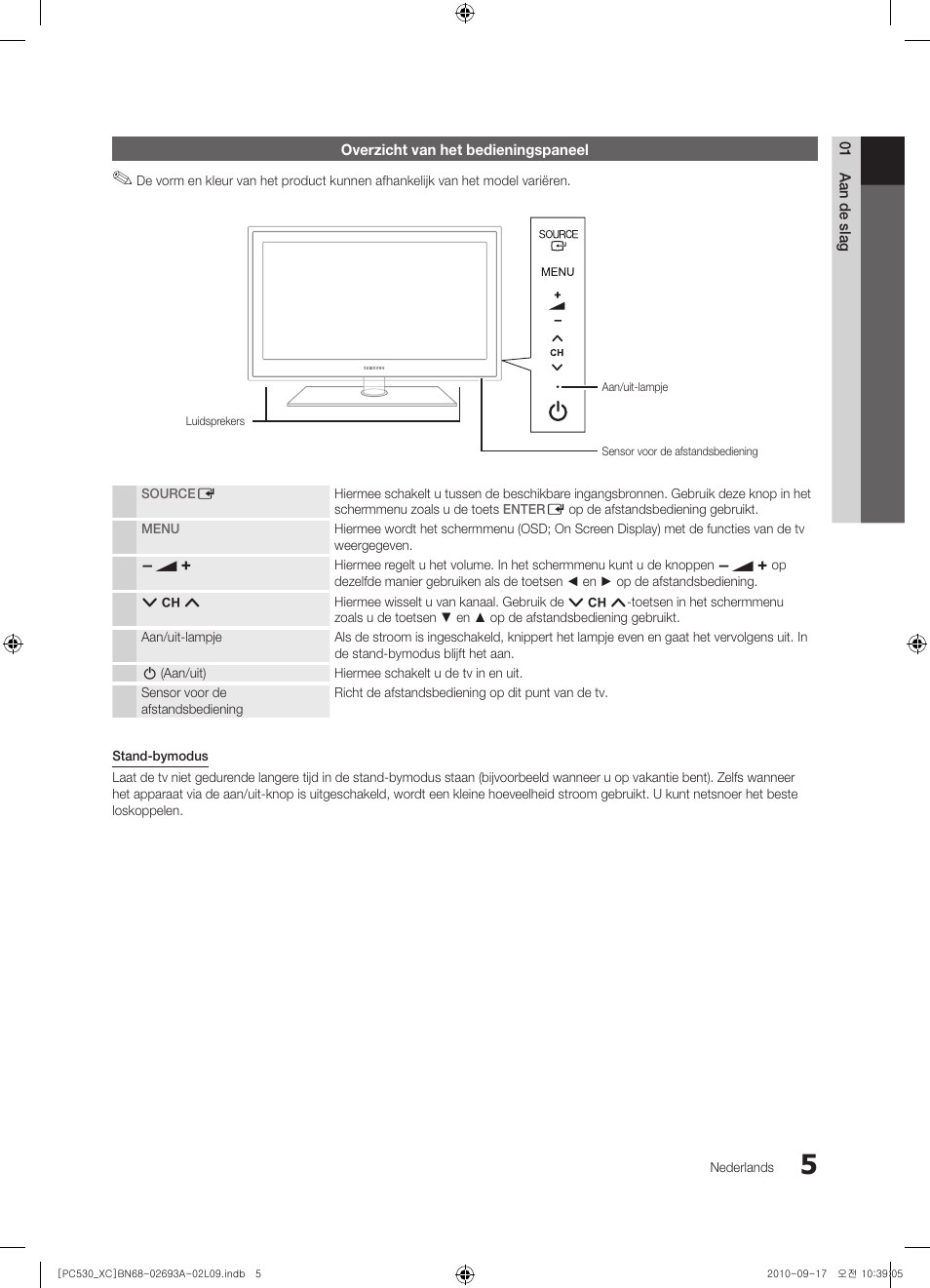 Samsung PS50C530C1W User Manual | Page 125 / 365