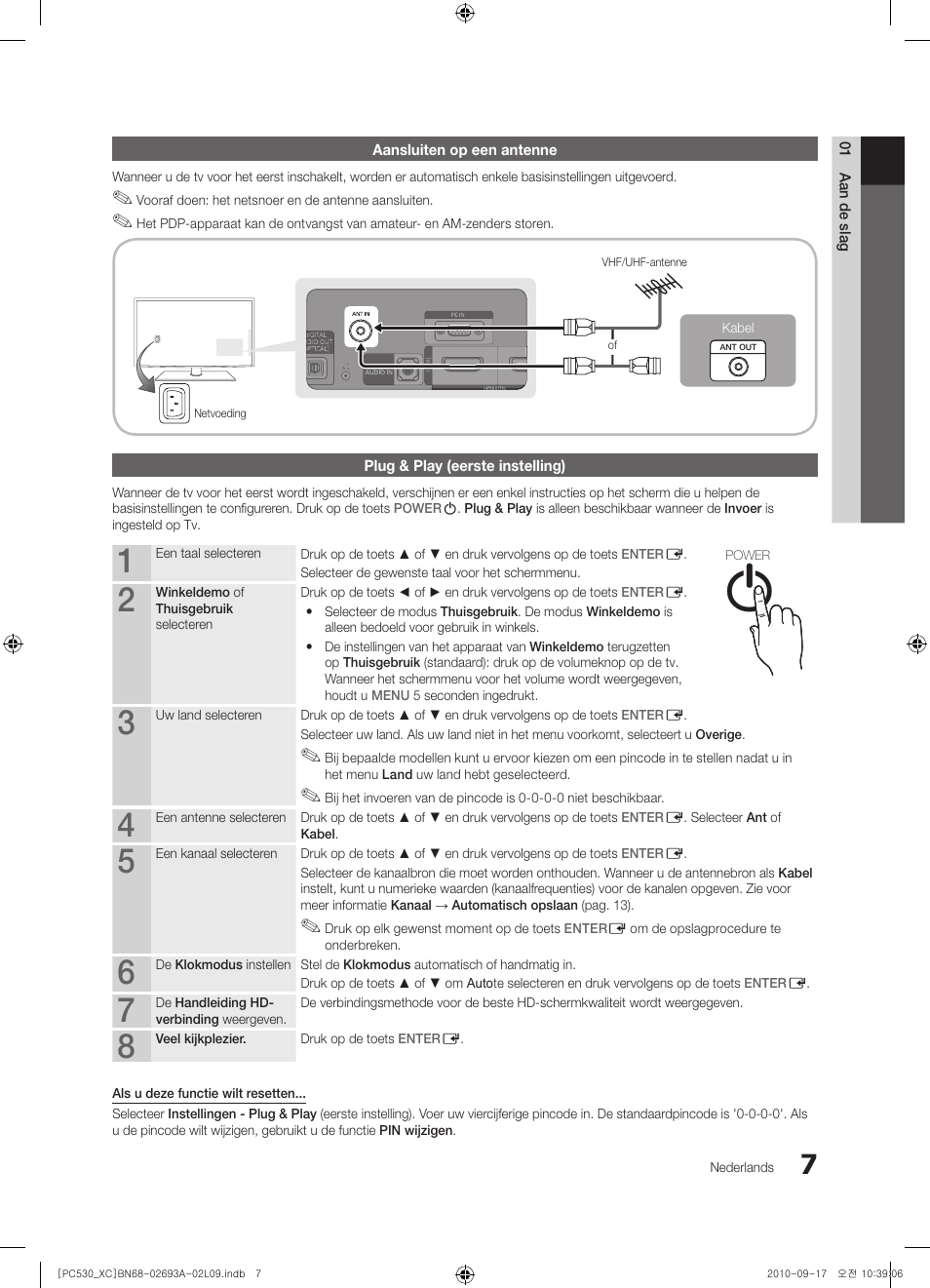 Samsung PS50C530C1W User Manual | Page 127 / 365