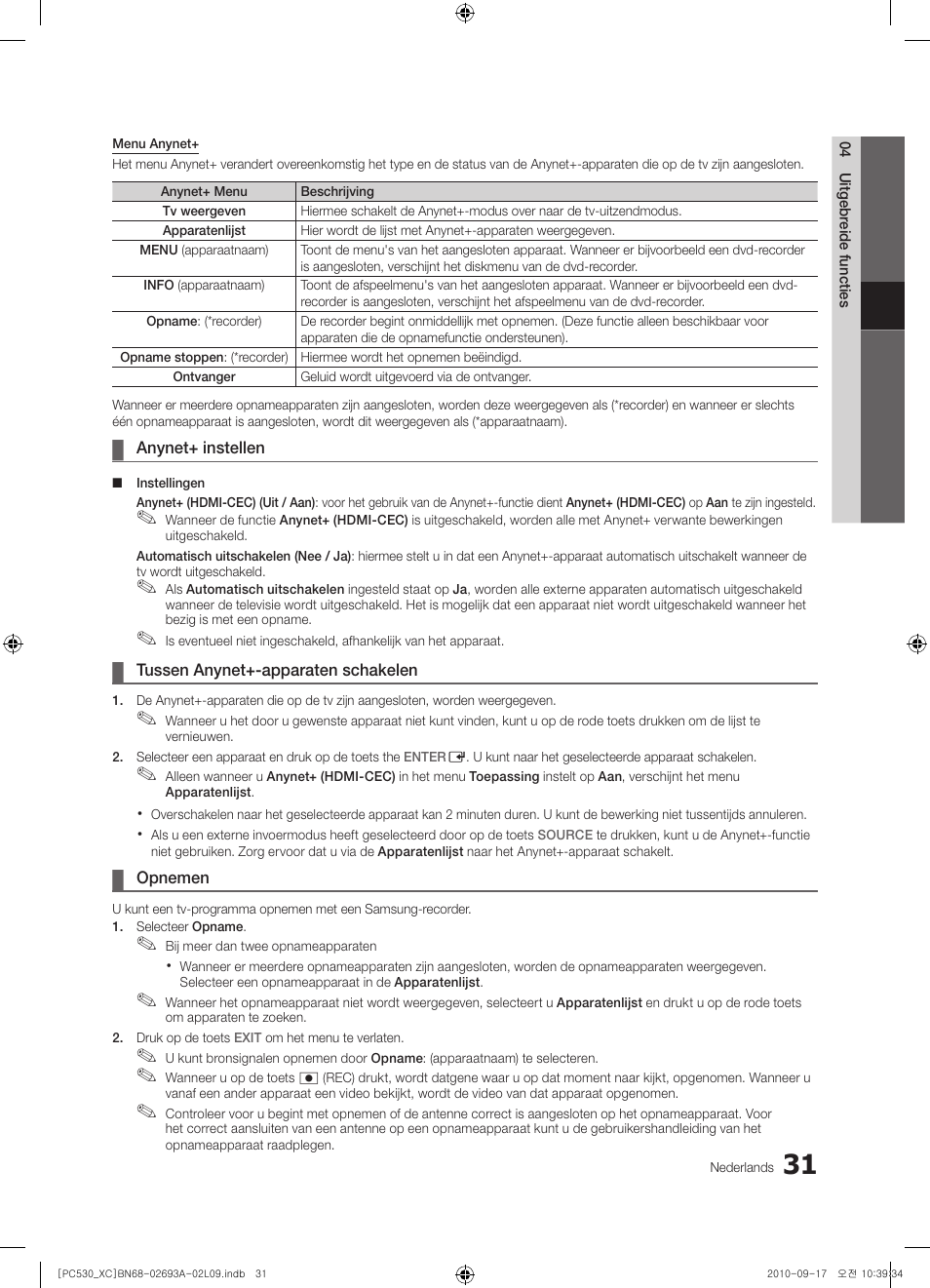 Samsung PS50C530C1W User Manual | Page 151 / 365