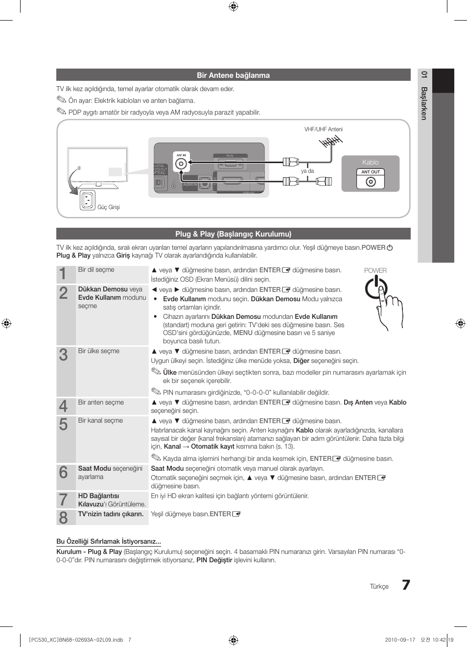 Samsung PS50C530C1W User Manual | Page 329 / 365