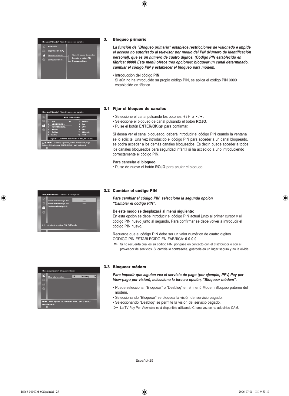 Samsung LE32S74BD User Manual | Page 109 / 125