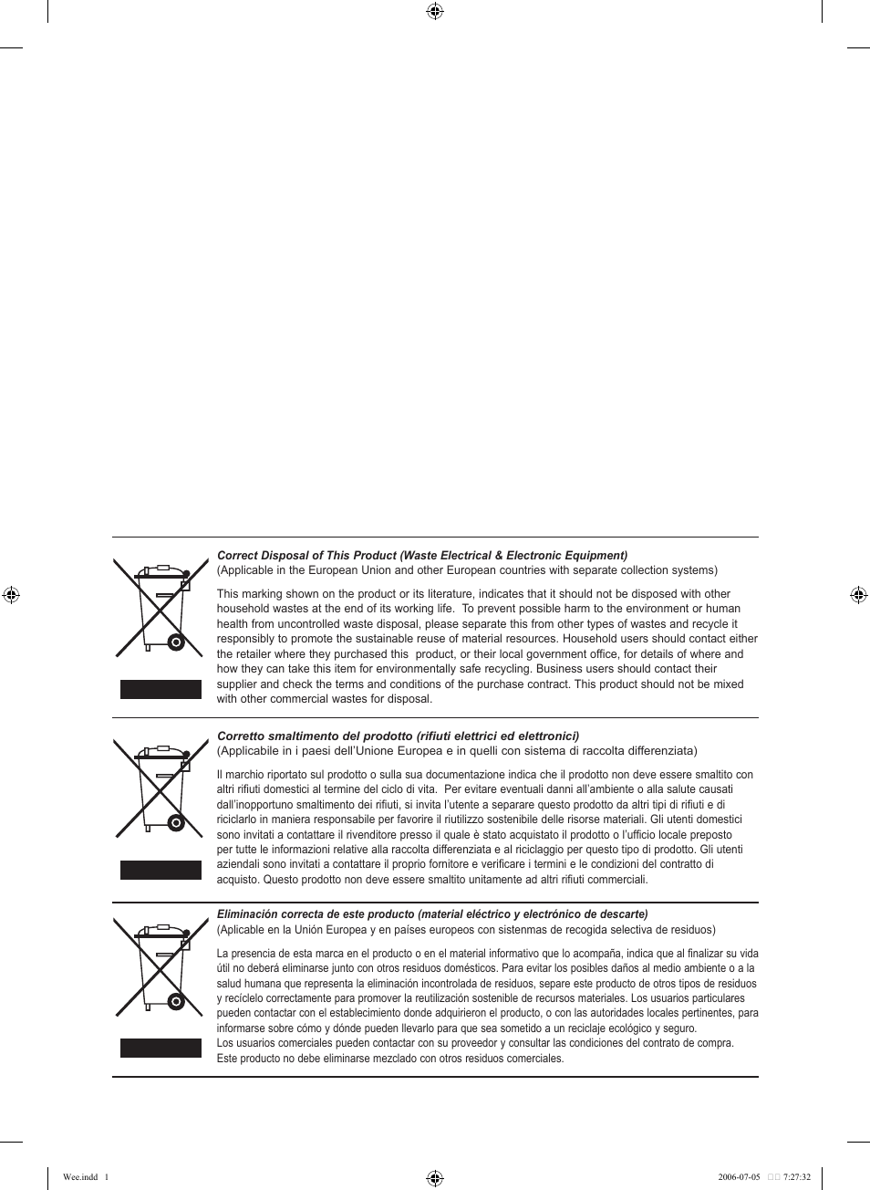 Samsung LE32S74BD User Manual | Page 125 / 125