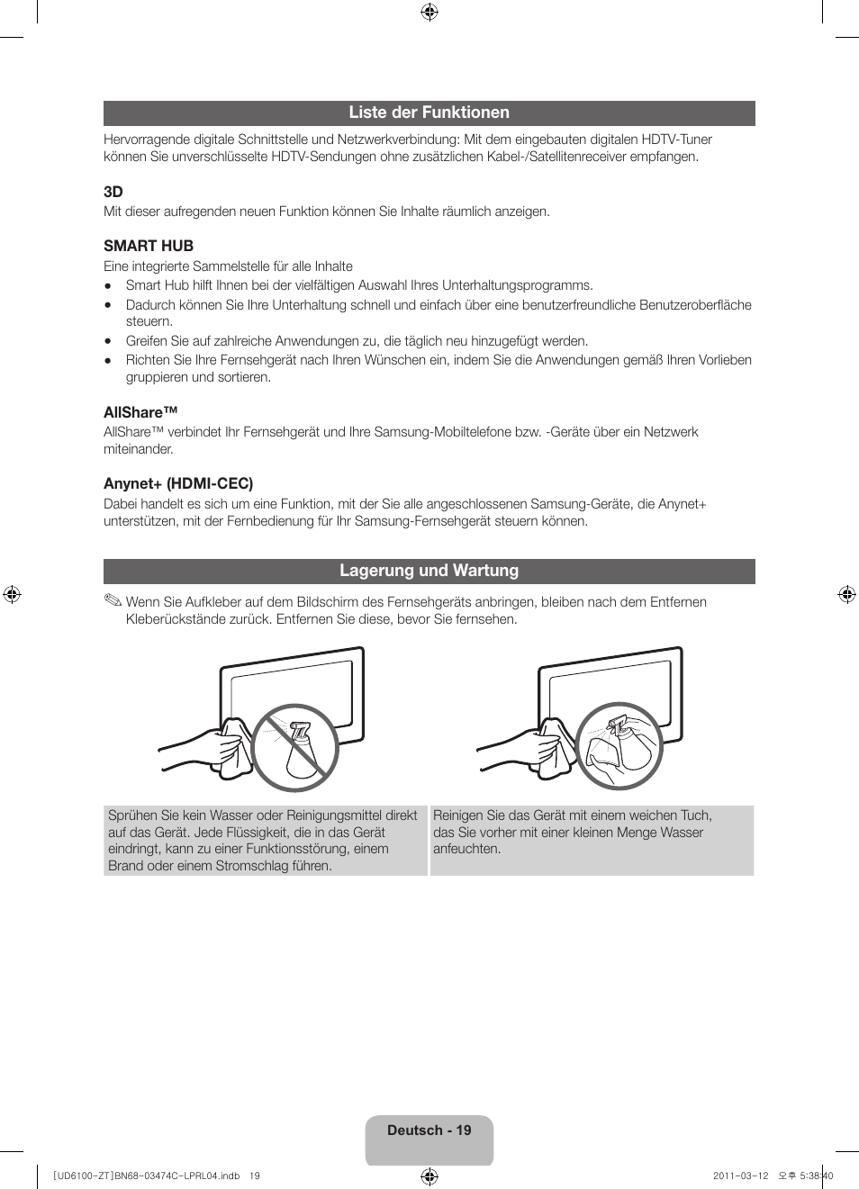 Samsung UE55D6100SP User Manual | Page 41 / 86