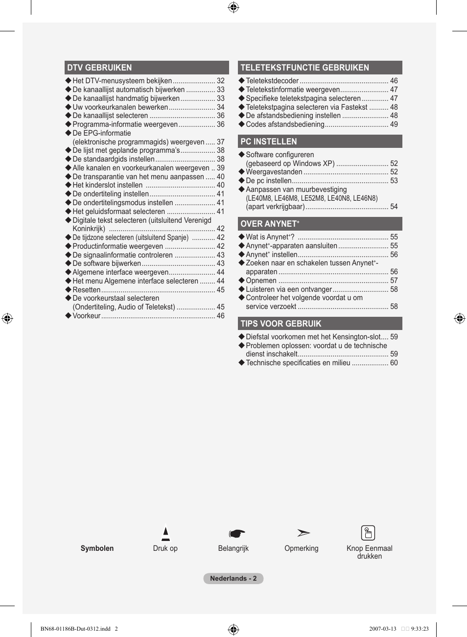 Samsung LE52M87BD User Manual | Page 190 / 498