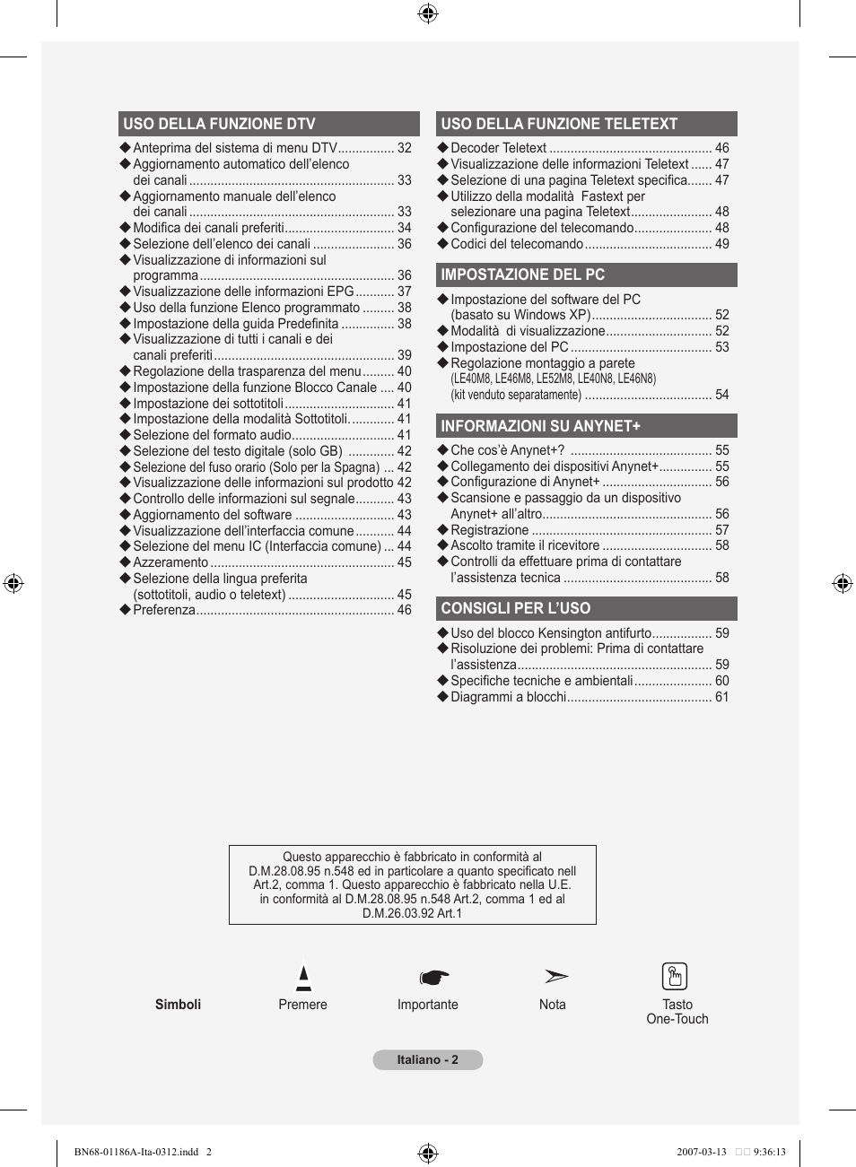 Samsung LE52M87BD User Manual | Page 252 / 498