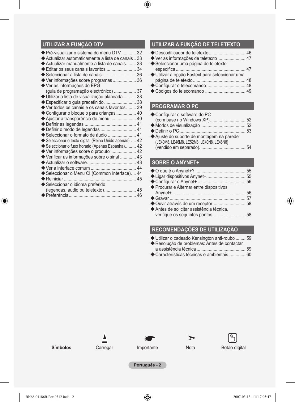 Samsung LE52M87BD User Manual | Page 376 / 498